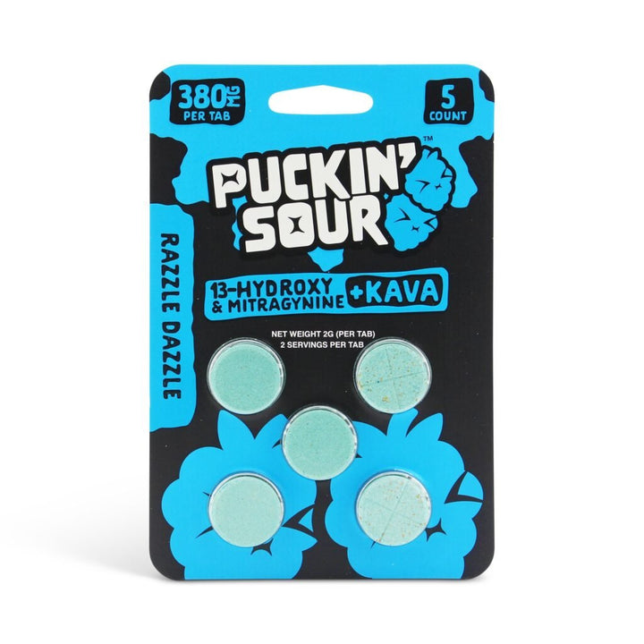 Puckin' Sour 13 - OH + MIT + Kava Tablets (1900mg - 5 Count) - 7OH.com