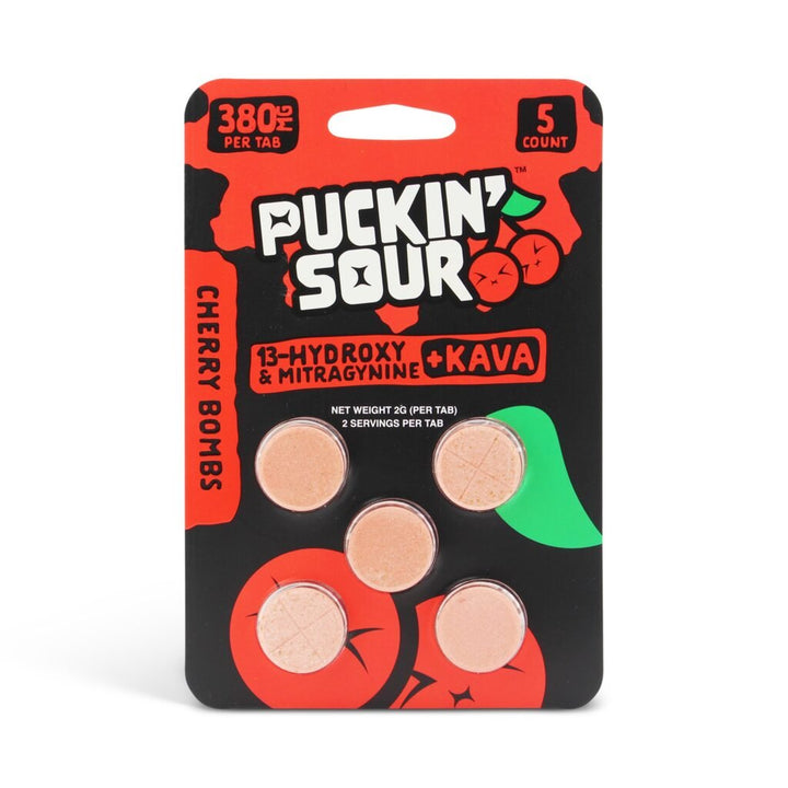Puckin' Sour 13 - OH + MIT + Kava Tablets (1900mg - 5 Count) - 7OH.com