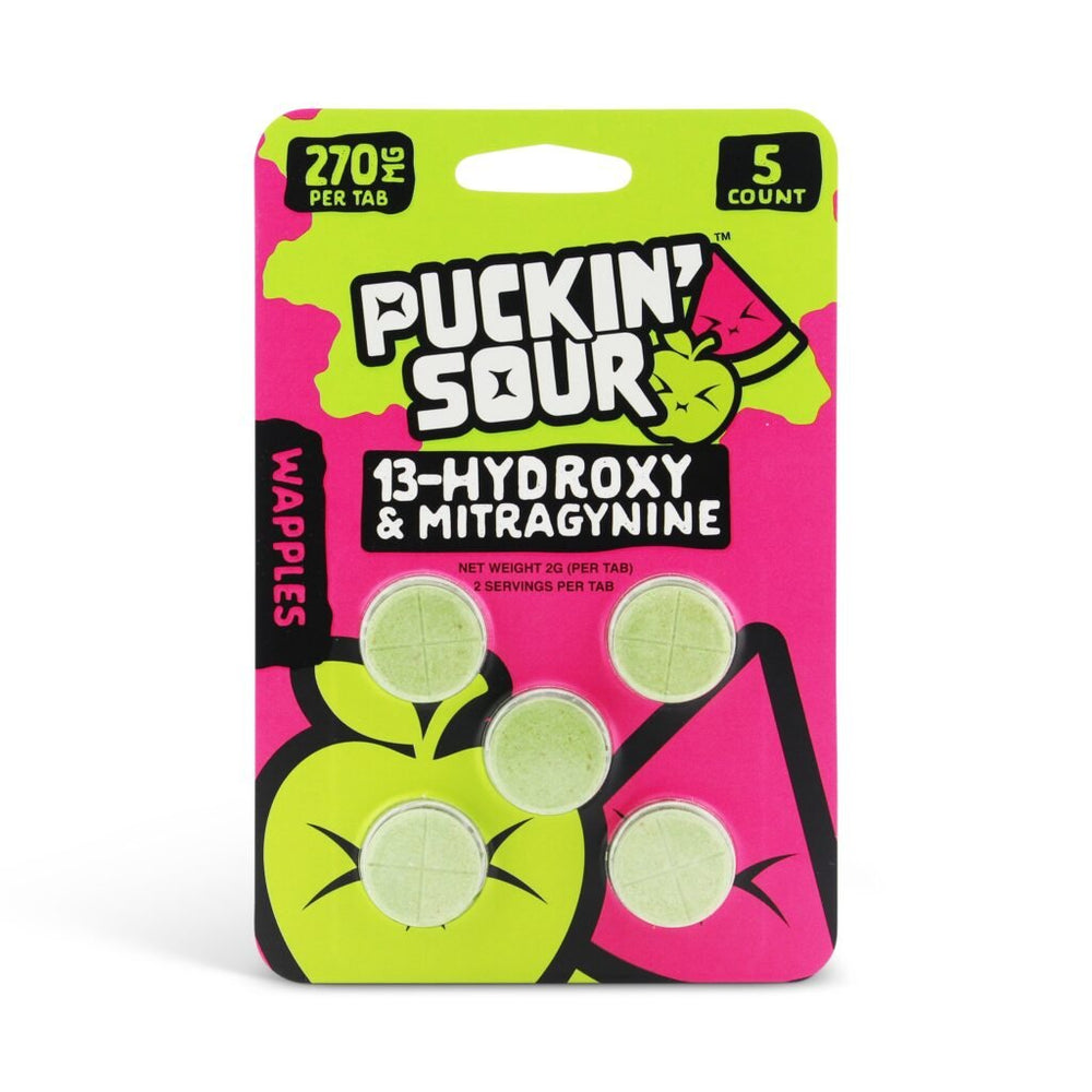 Puckin' Sour 13 - OH + MIT Tablets (1350mg - 5 Count) - 7OH.com