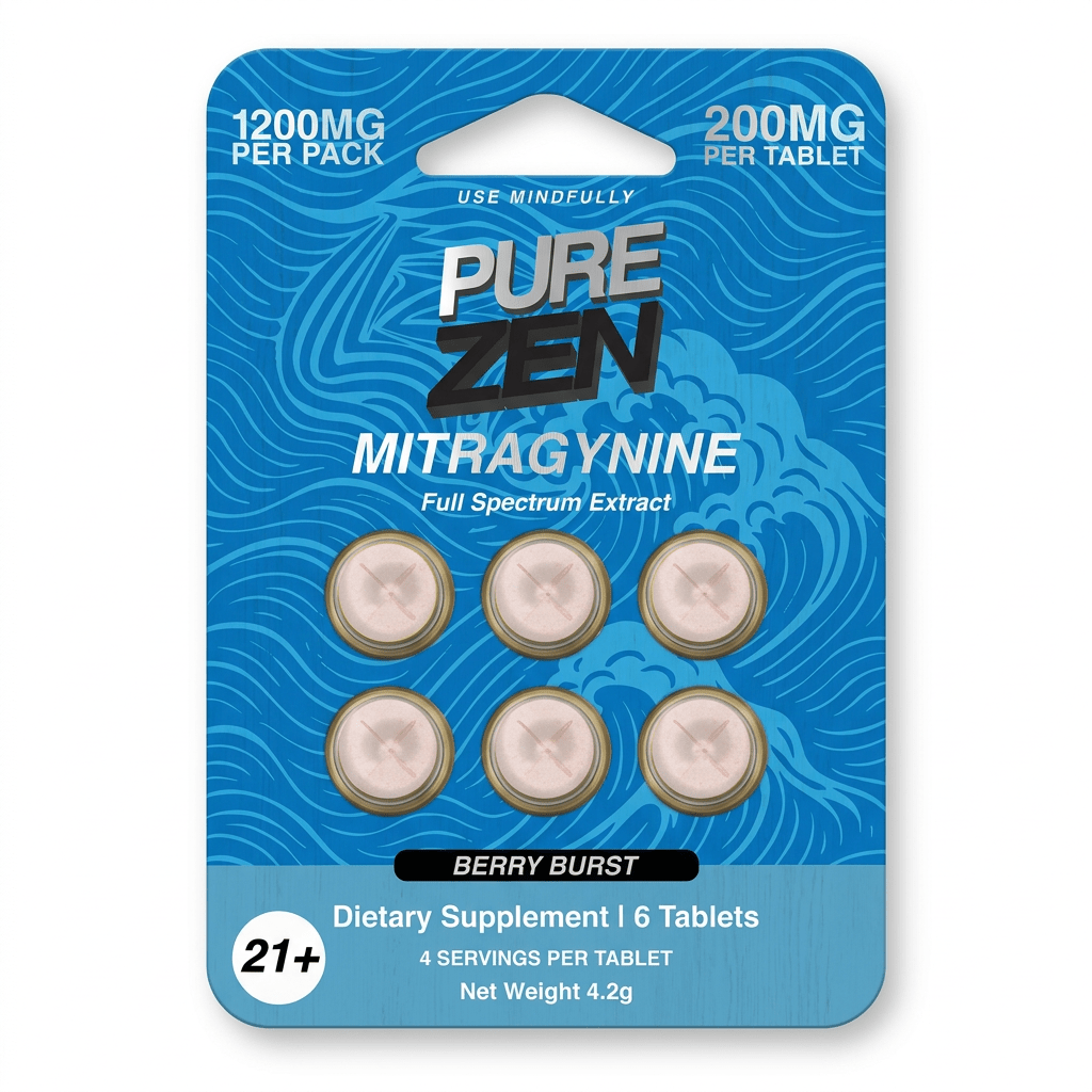 Pure Zen MIT Tablets (600mg - 3 Count) - 7OH.com