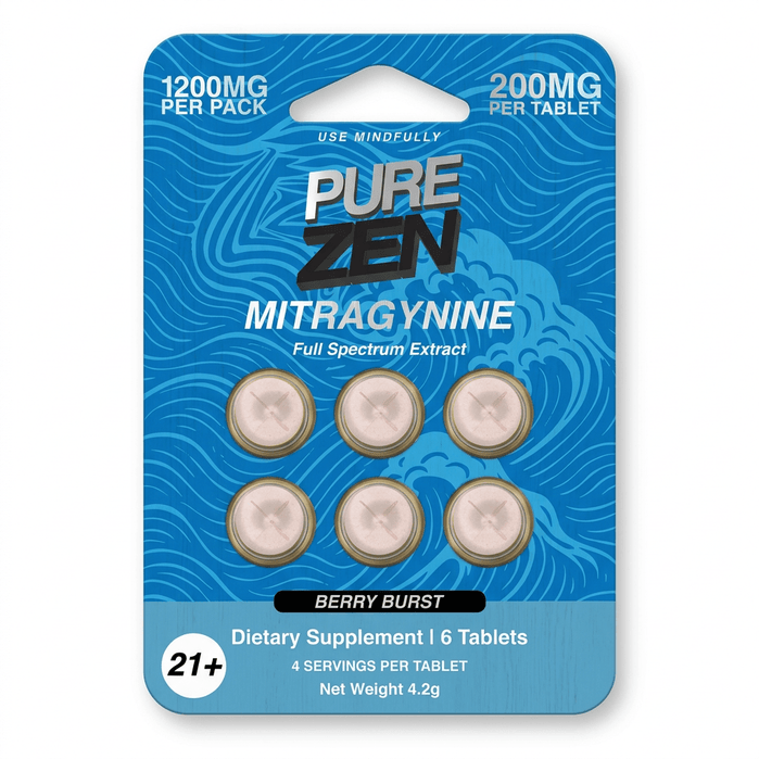 Pure Zen MIT Tablets (600mg - 3 Count) - 7OH.com