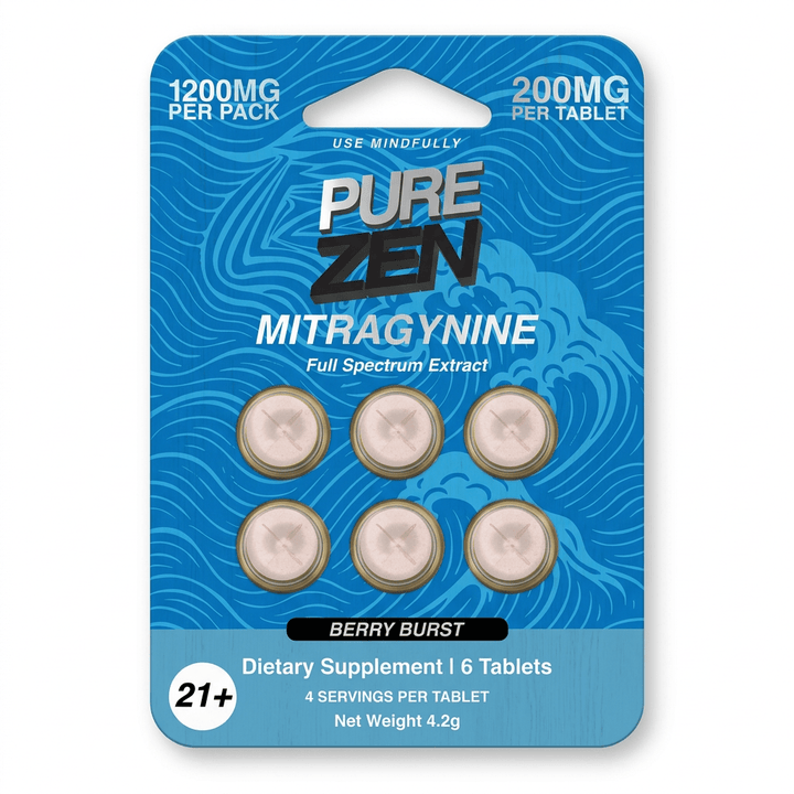 Pure Zen MIT Tablets (600mg - 3 Count) - 7OH.com