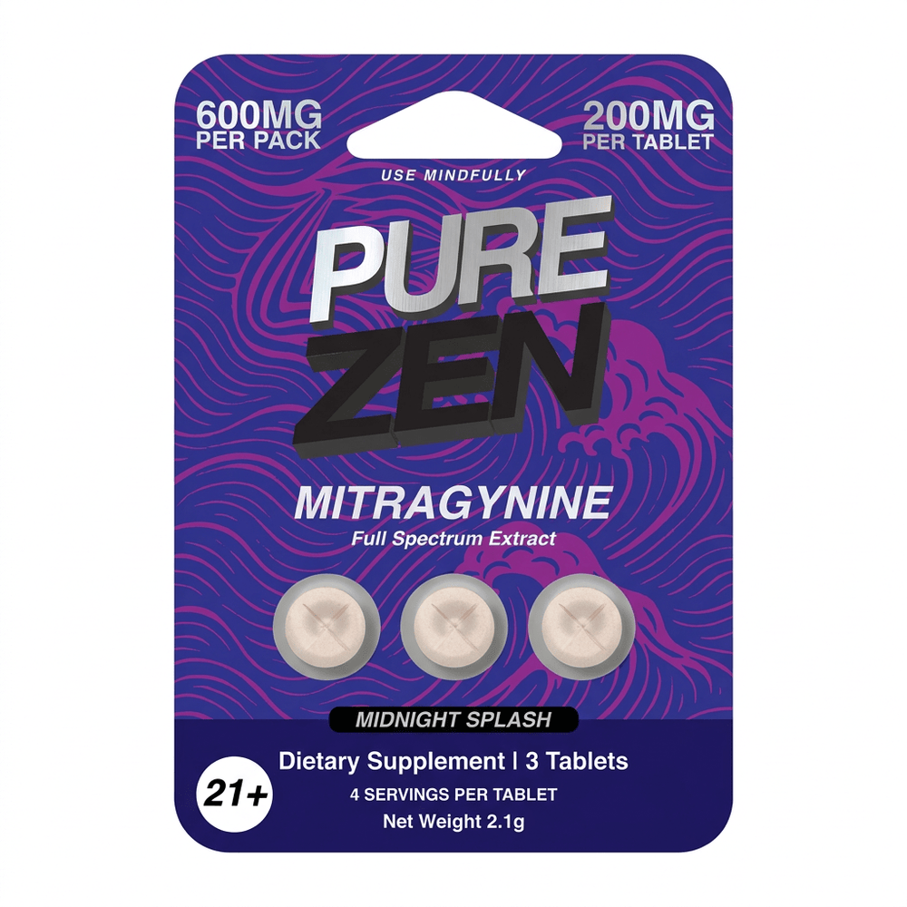 Pure Zen MIT Tablets (600mg - 3 Count) - 7OH.com