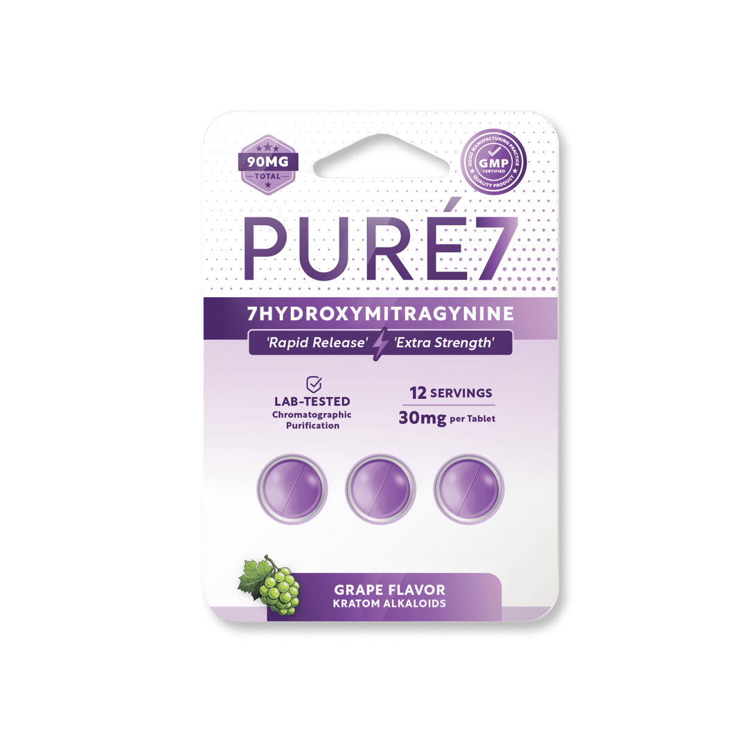 Puré7 7 - OH Tablets (90mg - 3 Count) - 7OH.com