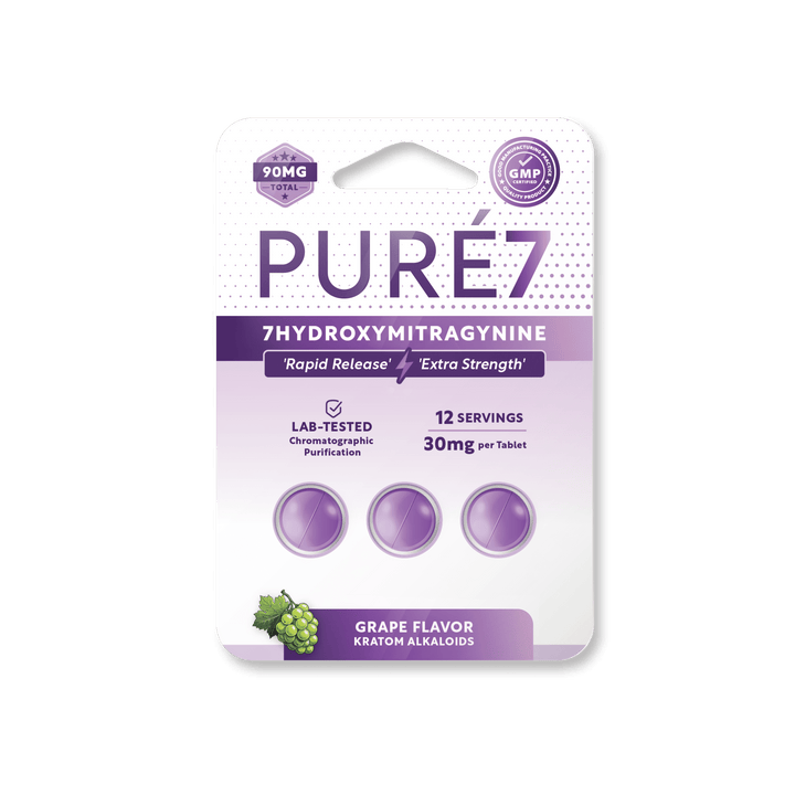Puré7 7 - OH Tablets (90mg - 3 Count) - 7OH.com