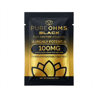 PureOhms Black 7-OH Tablet (100mg - 1 Count) - 7OH.com