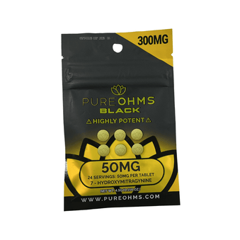 PureOhms Black 7-OH Tablet (300mg - 6 Count) - 7OH.com