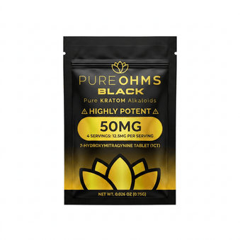 PureOhms Black 7-OH Tablet (50mg - 1 Count) - 7OH.com