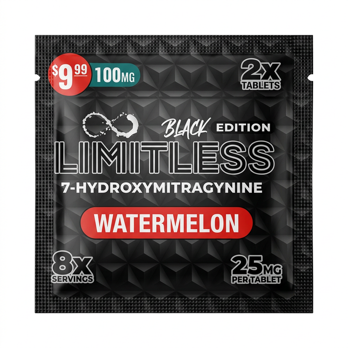 Limitless Black Edition 7-OH Tablets (100mg - 2 Count)