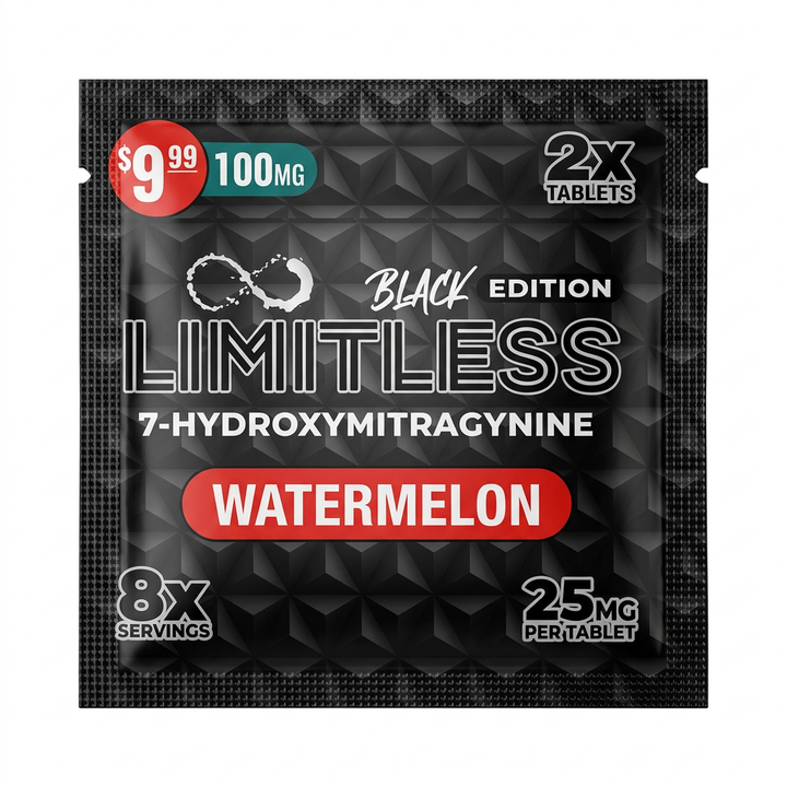 Limitless Black Edition 7-OH Tablets (100mg - 2 Count)
