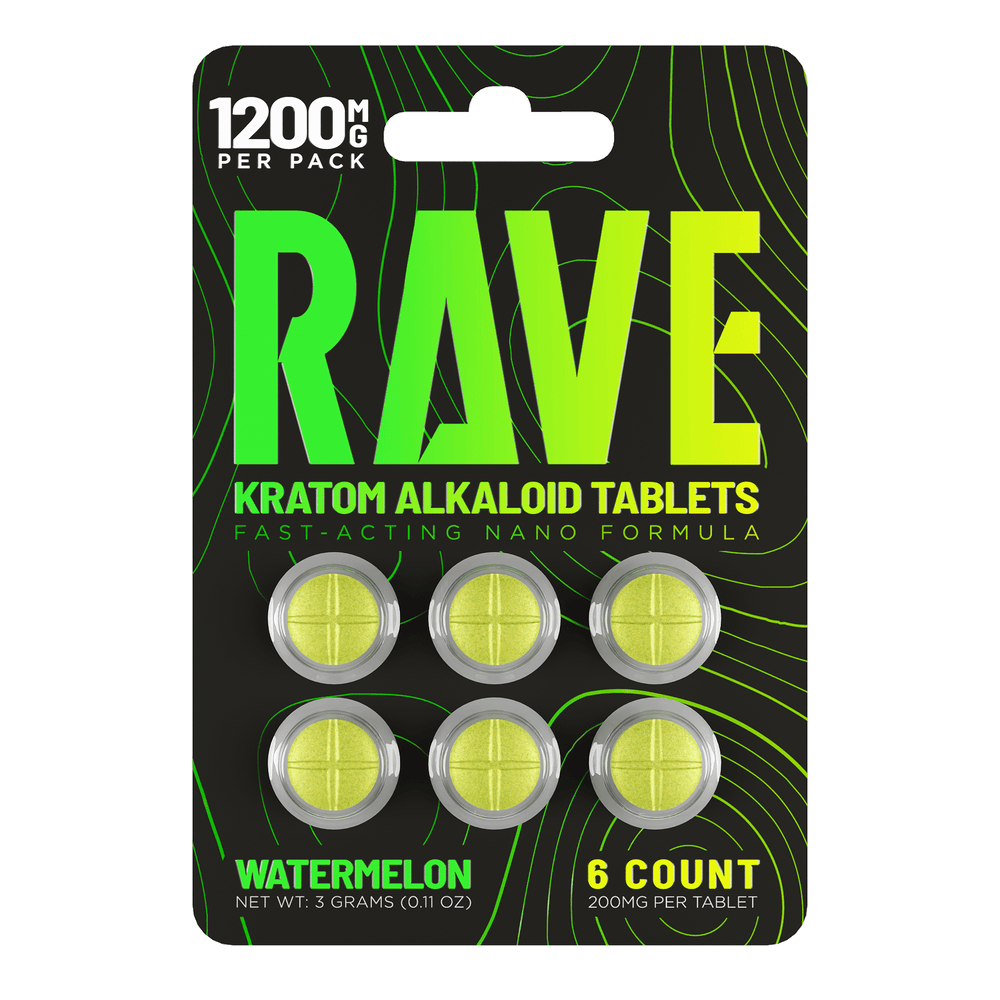 Rave Nano MIT Tablets (1200mg - 6 Count) - 7OH.com