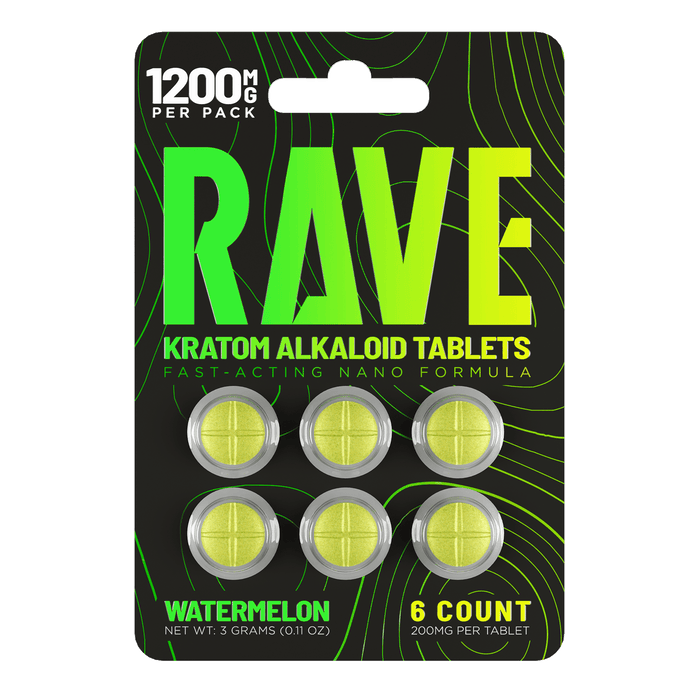 Rave Nano MIT Tablets (1200mg - 6 Count) - 7OH.com