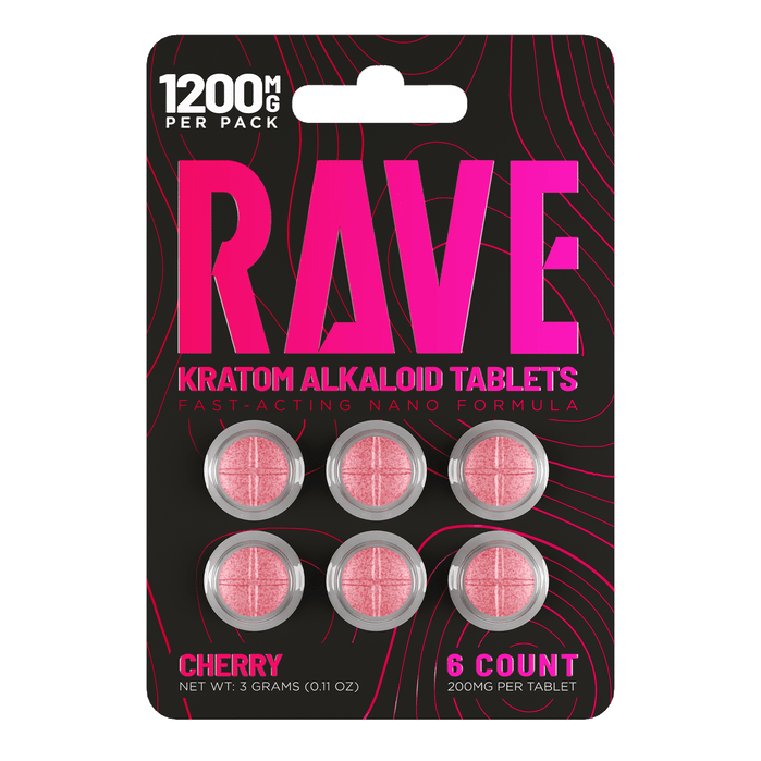 Rave Nano MIT Tablets (1200mg - 6 Count) - 7OH.com