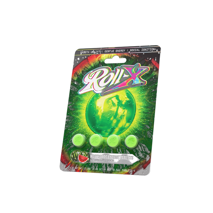 Roll - X Nootropic Energy Tablets (4 Count) - 7OH.com