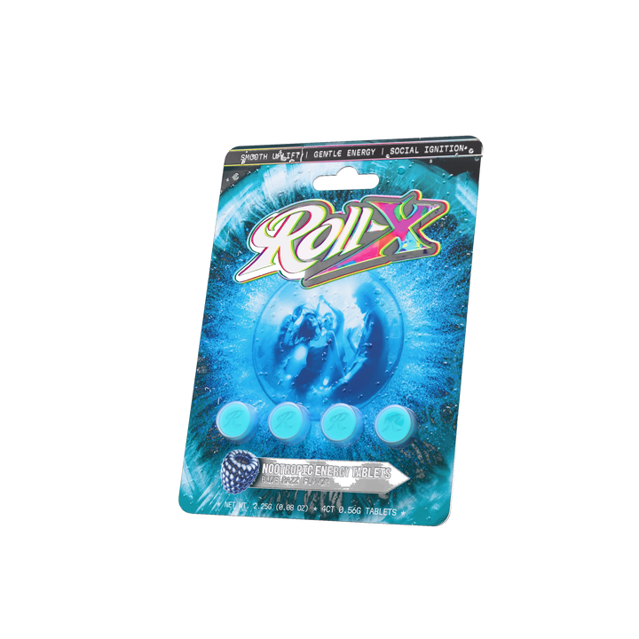 Roll - X Nootropic Energy Tablets (4 Count) - 7OH.com