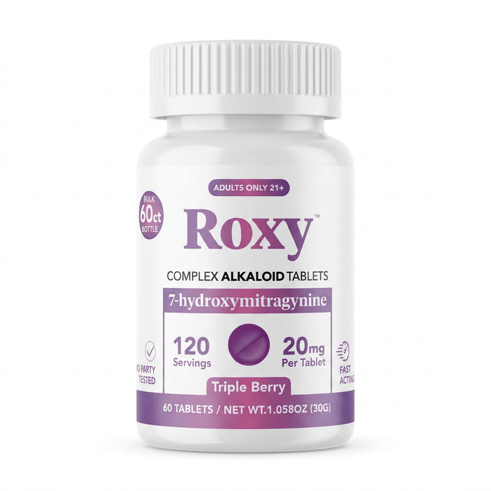 Roxy 7-OH Tablets (1200mg - 60 Count) - 7OH.com