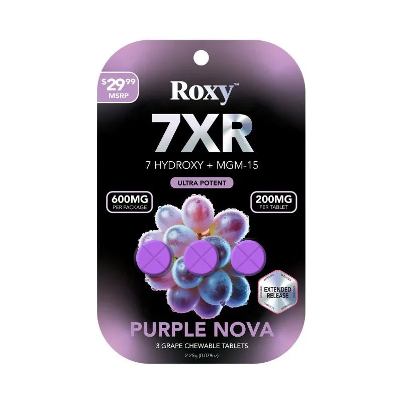 Roxy 7XR 7-OH + MGM Tablets (600mg - 3 Count) - 7OH.com
