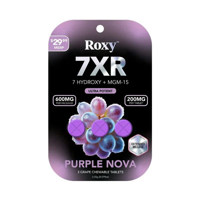 Roxy 7XR 7-OH + MGM Tablets (600mg - 3 Count) - 7OH.com