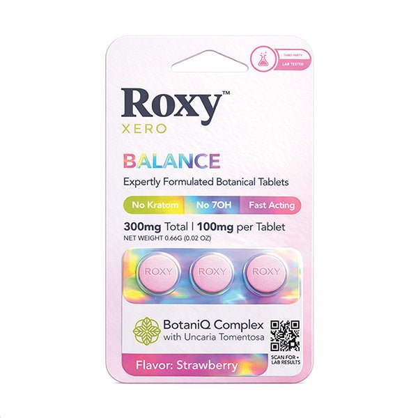 Roxy Xero BotaniQ Tablets (300mg - 3 Count) - 7OH.com