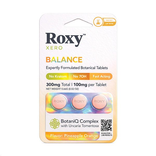 Roxy Xero BotaniQ Tablets (300mg - 3 Count) - 7OH.com