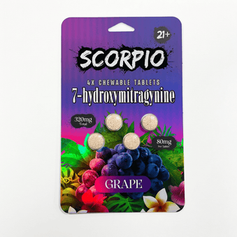 Scorpio 7-OH Tablets (320mg - 4 Count) - 7OH.com