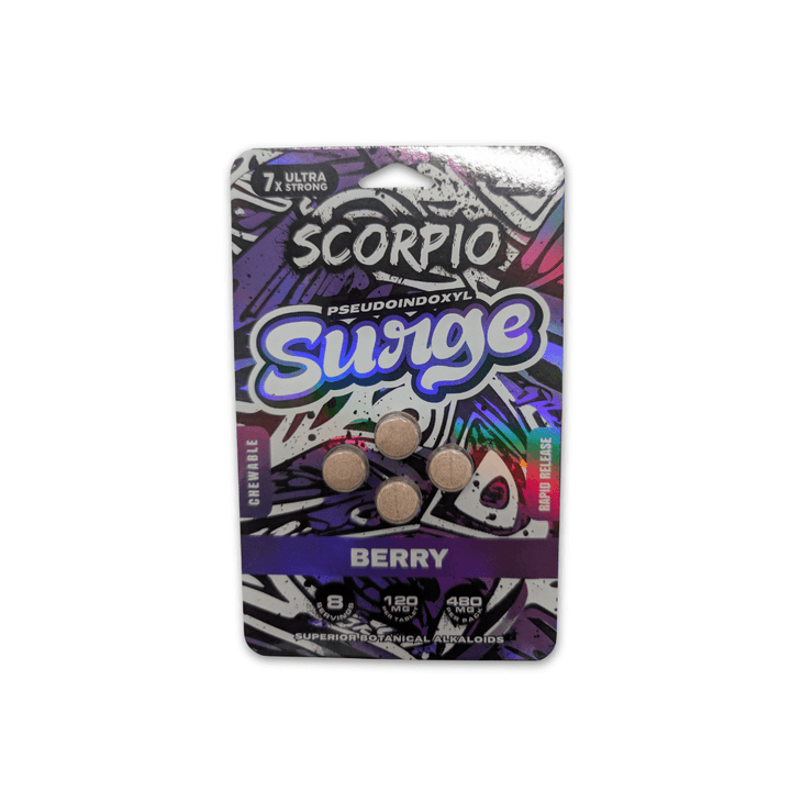 Scorpio Pseudo Surge Tablets (480mg - 4 Count) - 7OH.com