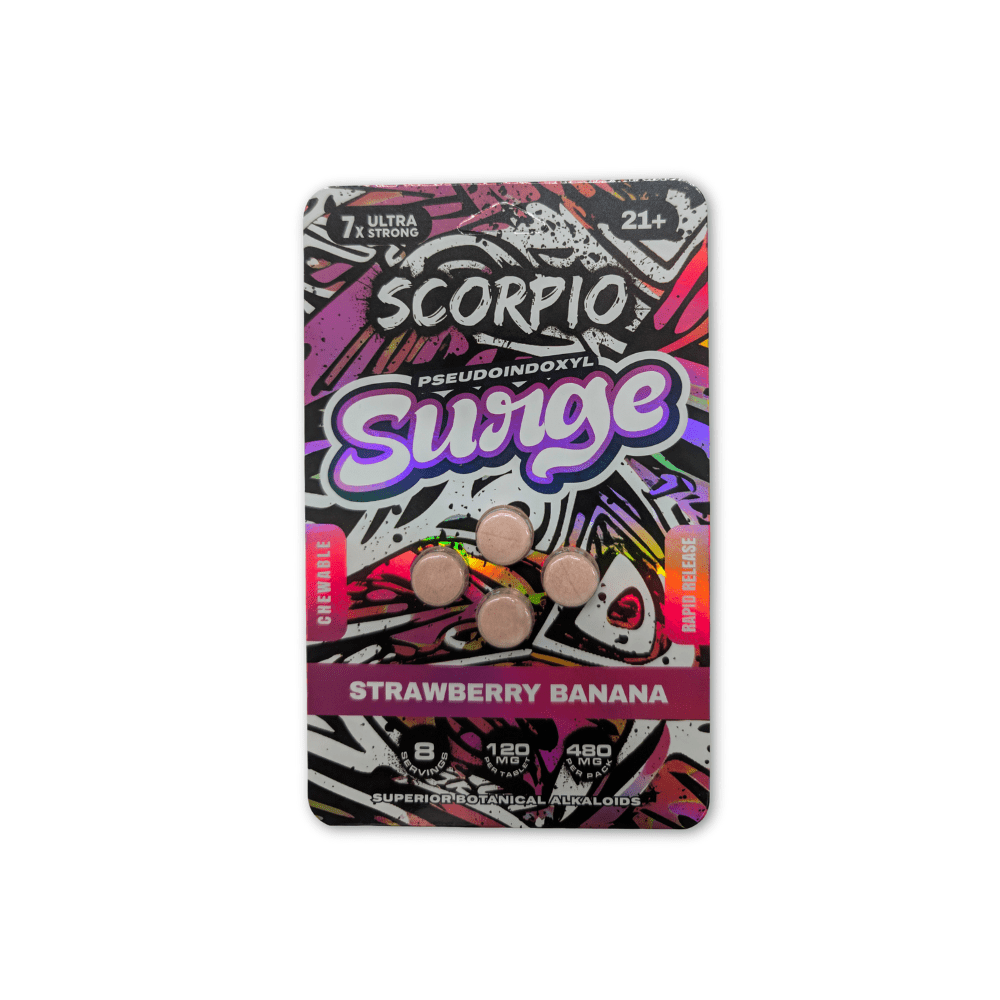 Scorpio Pseudo Surge Tablets (480mg - 4 Count) - 7OH.com