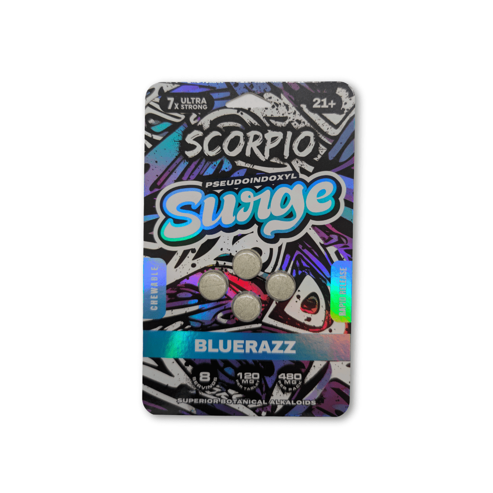 Scorpio Pseudo Surge Tablets (480mg - 4 Count) - 7OH.com