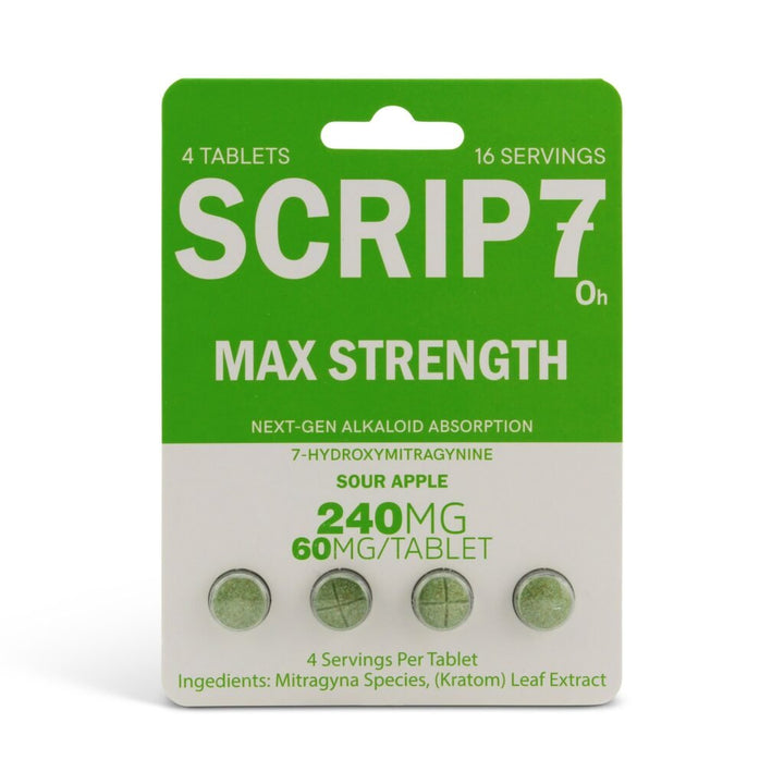 Scrip7 7 - OH Tablets (240mg - 4 Count) - 7OH.com