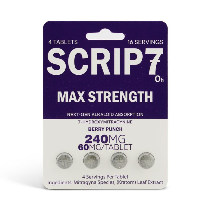 Scrip7 7 - OH Tablets (240mg - 4 Count) - 7OH.com