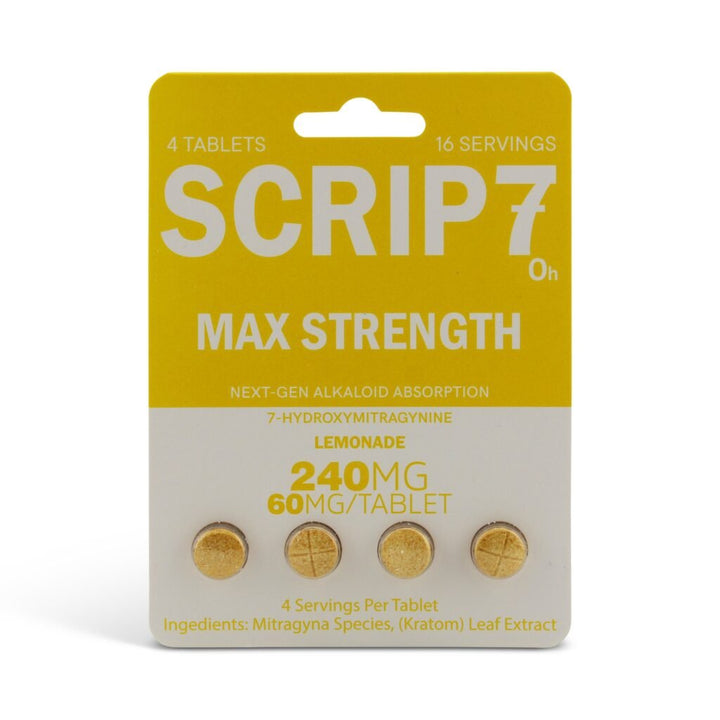 Scrip7 7 - OH Tablets (240mg - 4 Count) - 7OH.com