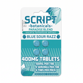 Script Botanicals Paradise Blend (Uncaria Tomentosa) Tablets (400mg - 4 Count) - 7OH.com