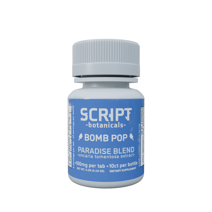 Script x Maui Labs Paradise Blend (Uncaria Tomentosa) Tablets (1000mg - 10 Count) - 7OH.com