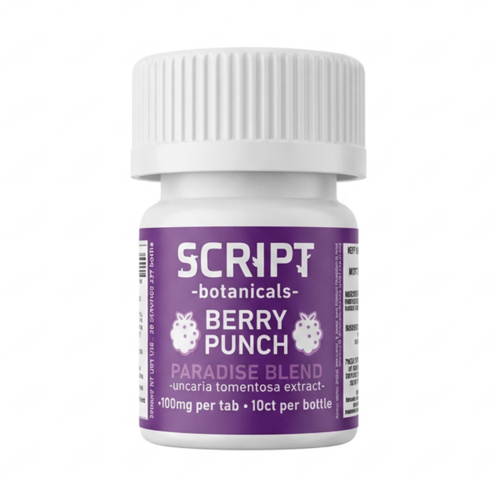 Script x Maui Labs Paradise Blend (Uncaria Tomentosa) Tablets (1000mg - 10 Count) - 7OH.com