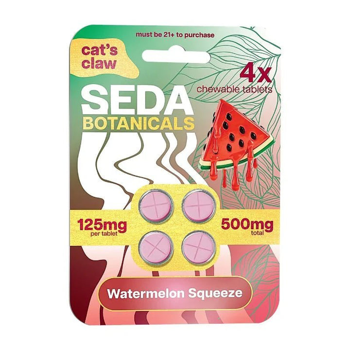 SEDA Botanicals Cat's Claw Tablets (500mg - 4 Count) - 7OH.com