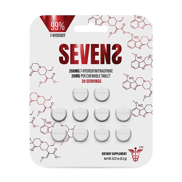 SEVENS 99% 7 - OH Tablets (200mg - 10 Count) - 7OH.com