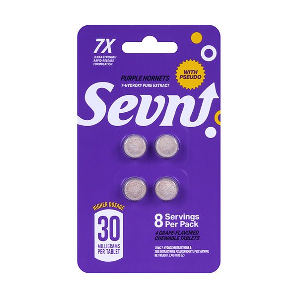 Sevn 7 - OH + Pseudo Tablets (120mg - 4 Count) - 7OH.com