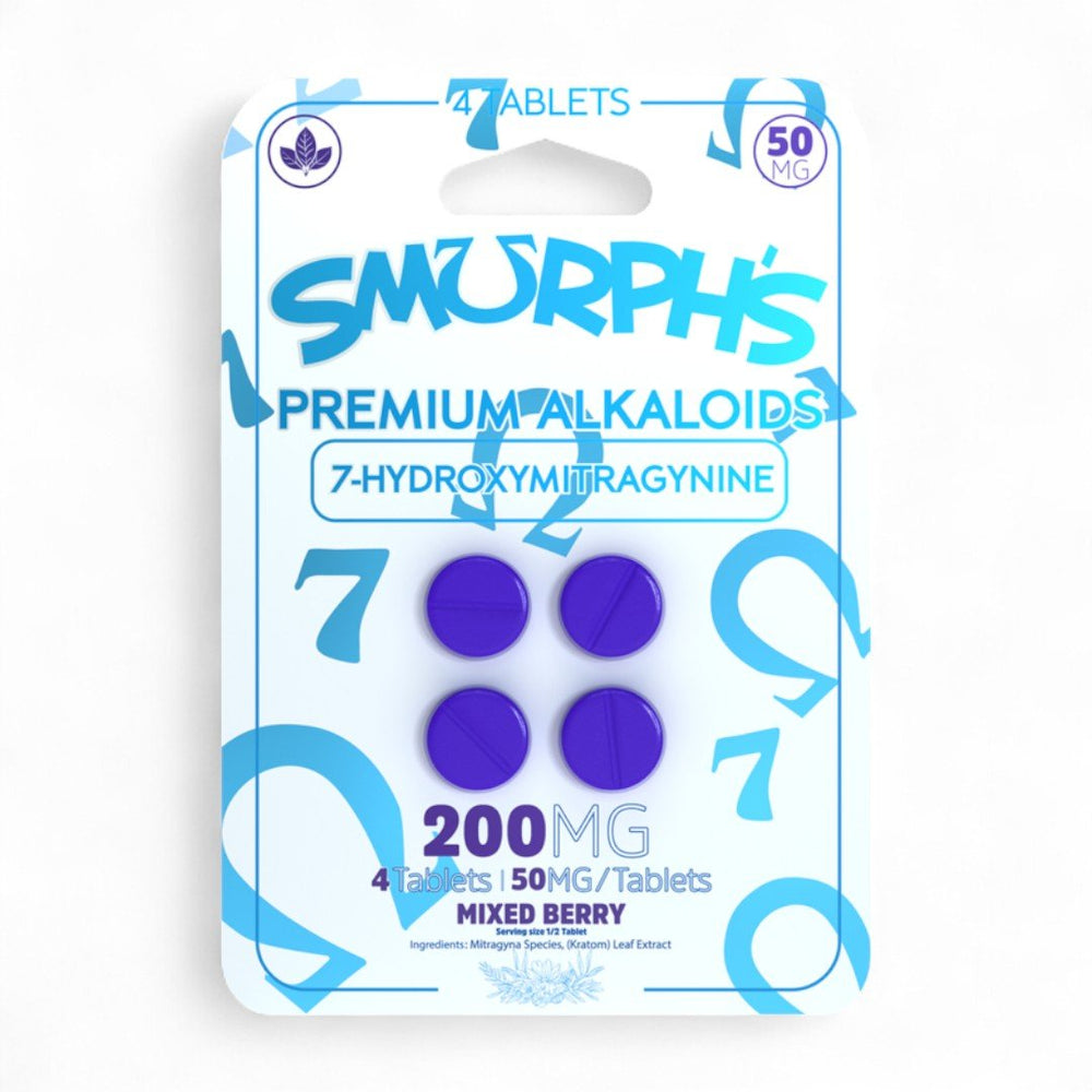 Smurph's 7-OH Tablets (200mg - 4 Count) | BOX OF 10
