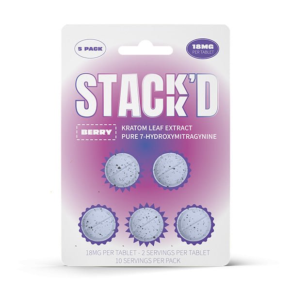 Stack'd 7 - Hydroxy Tablets (90mg - 5 Count) - 7OH.com