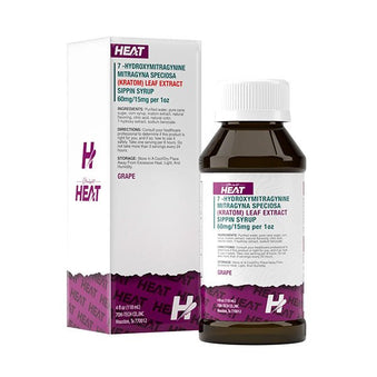 Straight Heat 7OH Sippin Syrup (60mg) - 7OH.com
