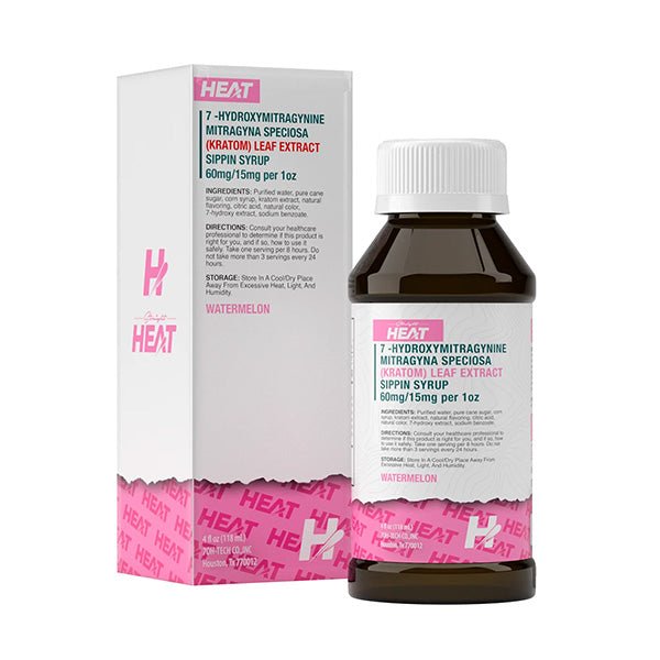 Straight Heat 7OH Sippin Syrup (60mg) - 7OH.com