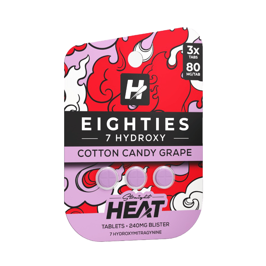 Straight Heat Eighties 7OH Tablets (240mg - 3 Count) - 7OH.com