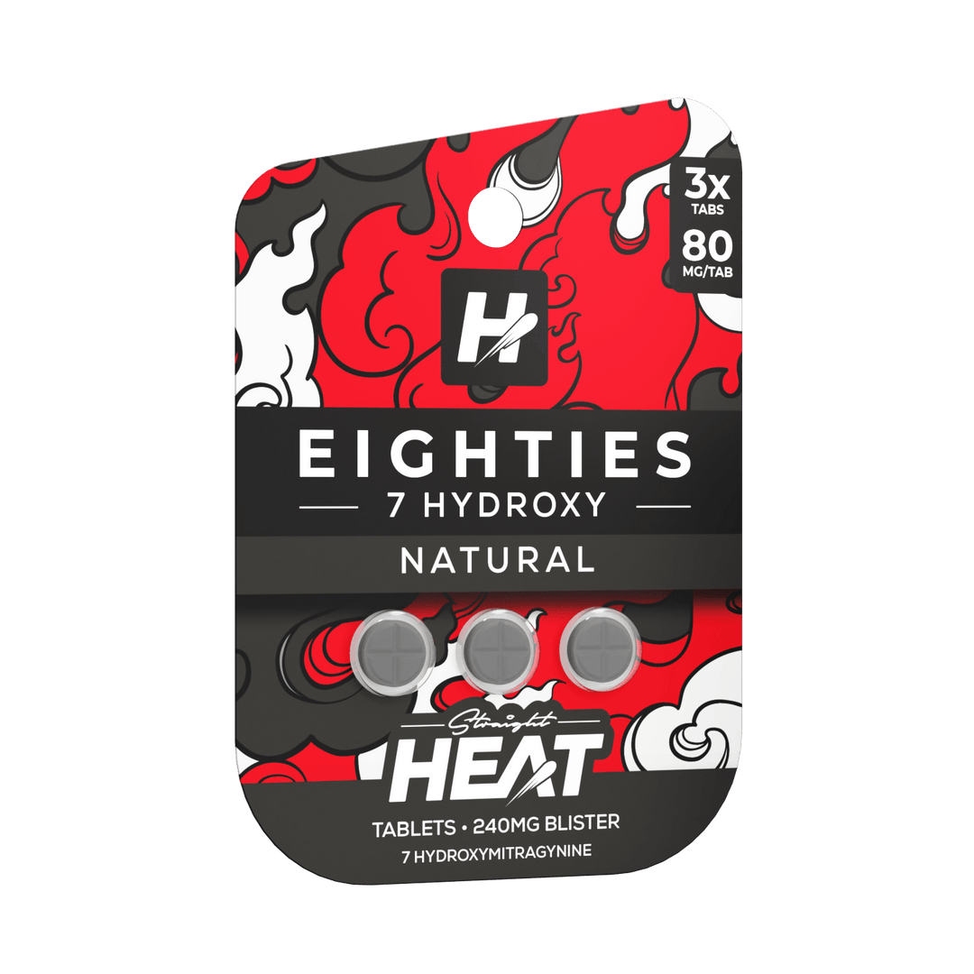 Straight Heat Eighties 7OH Tablets (240mg - 3 Count) - 7OH.com