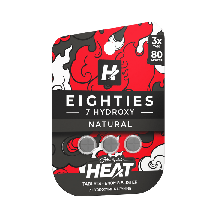 Straight Heat Eighties 7OH Tablets (240mg - 3 Count) - 7OH.com