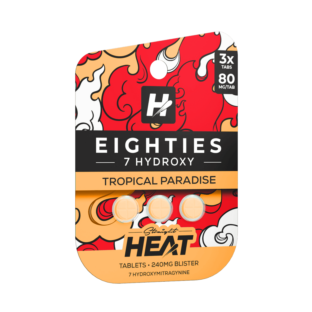 Straight Heat Eighties 7OH Tablets (240mg - 3 Count) | BOX OF 10 - 7OH.com