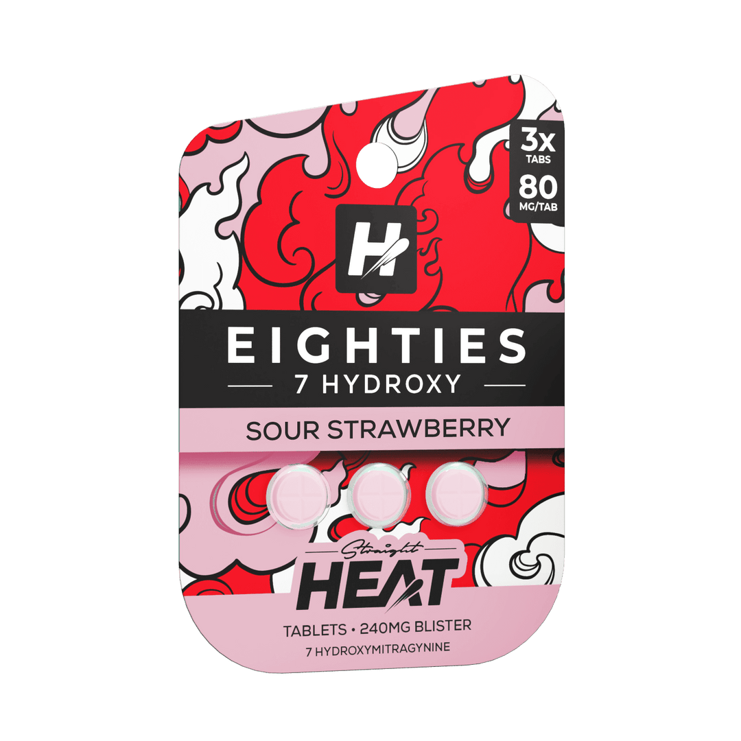 Straight Heat Eighties 7OH Tablets (240mg - 3 Count) | BOX OF 10 - 7OH.com