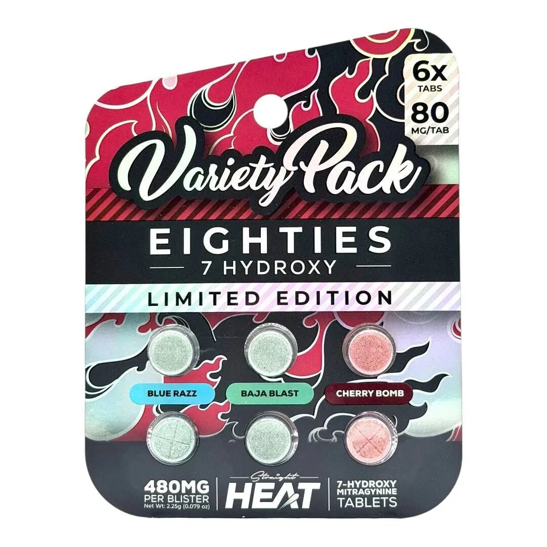 Straight Heat Eighties 7OH Tablets (480mg - 6 Count) | BOX OF 10 - 7OH.com