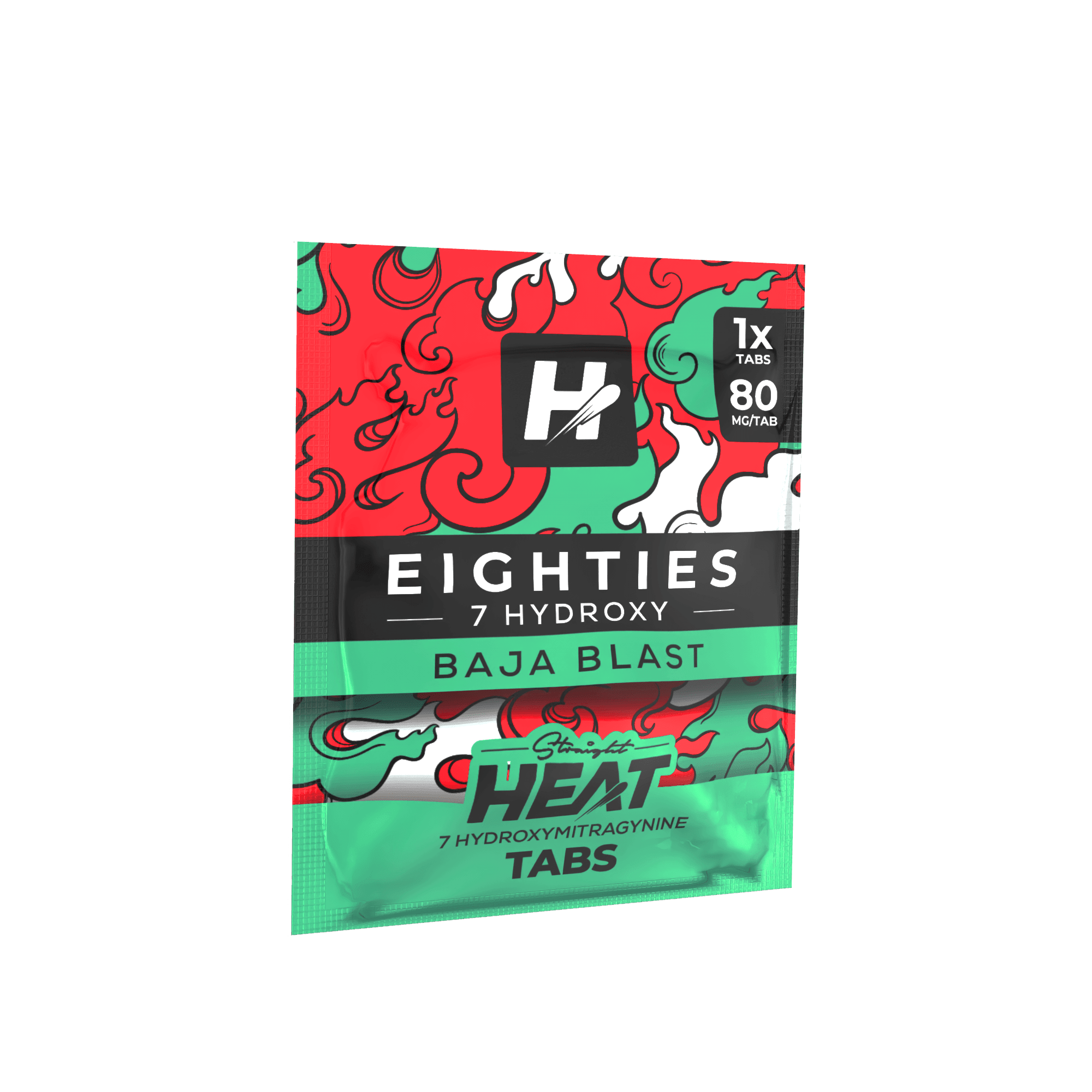 Straight Heat Eighties 7OH Tablets (80mg - 1 Count) | BOX OF 25