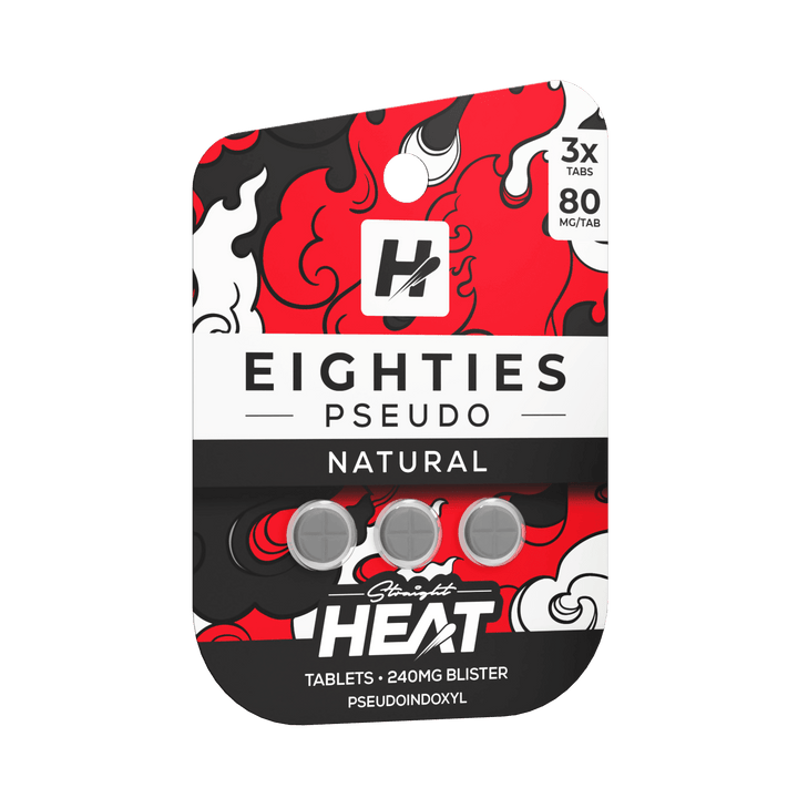 Straight Heat Eighties Pseudo Tablets (240mg - 3 Count) | BOX OF 10 - 7OH.com