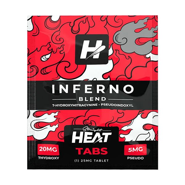 Straight Heat Inferno Blend 7OH + Pseudo Tablets (25mg - 1 Count) - 7OH.com